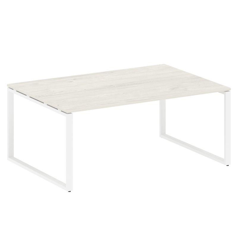 Metal System Переговорный стол (1 столешница) на О-образном м/к БО.ПРГ-1.5 Дуб Наварра/Металл Белый Metal System Переговорный стол (1 столешница) на О-образном м/к БО.ПРГ-1.5 Дуб Наварра/Металл Белый