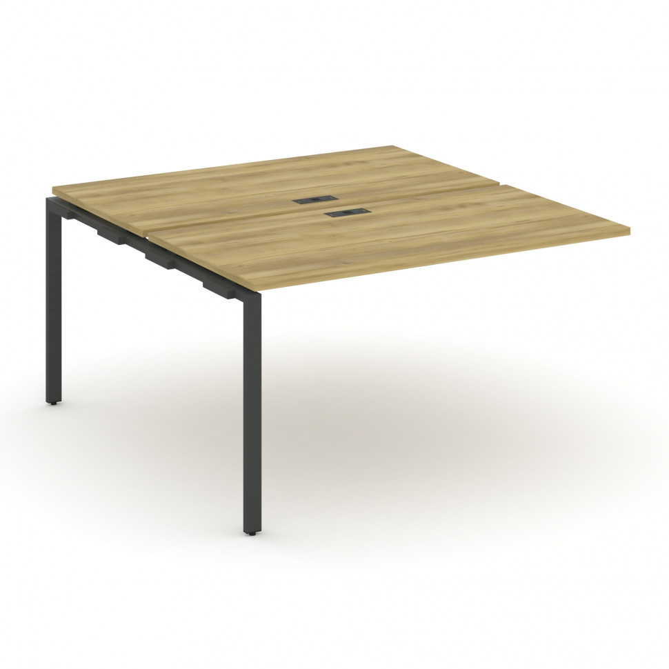 Concept Двойной наборный элемент рабочей станциии CN.DNRS-002 Дуб Винченцо/Металл Антрацит 1180*1480