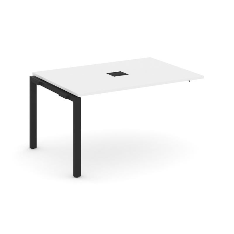 Style Project Проходной наб. элем. перег. стола SN-59P.NSPRG-002 Белый/Металл Черный 1180*980*750