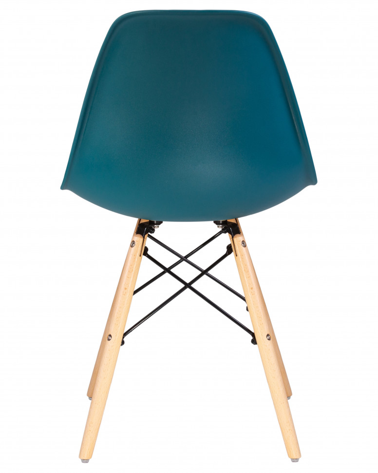 Стул обеденный DOBRIN DSW, ножки светлый бук, цвет морской волны (G-05)