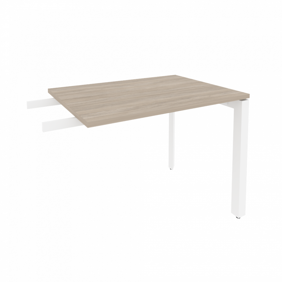 Onix Брифинг-приставка на П-образном м/к O.MP-BR-9 Дуб Аттик/Металл Белый 980*720*750