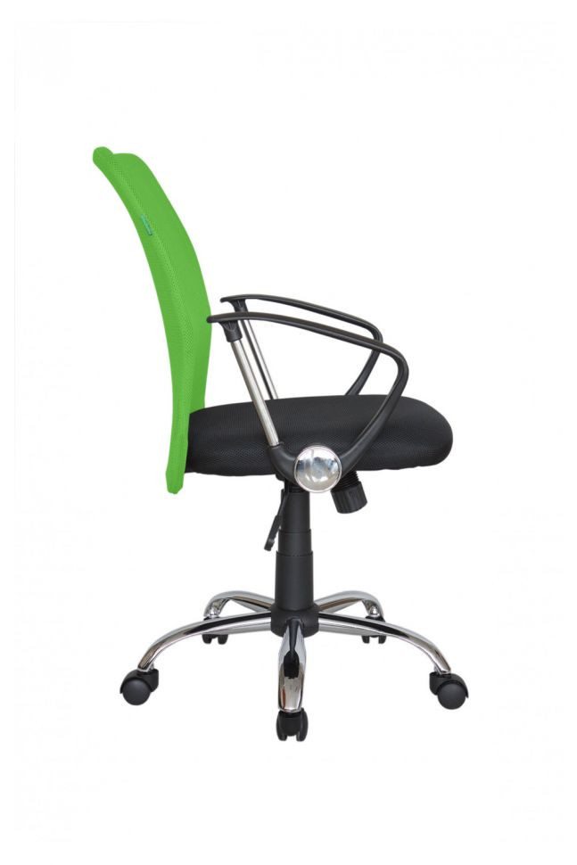 Кресло Smart m RCH 8075 Чёрная ткань/Зелёная сетка