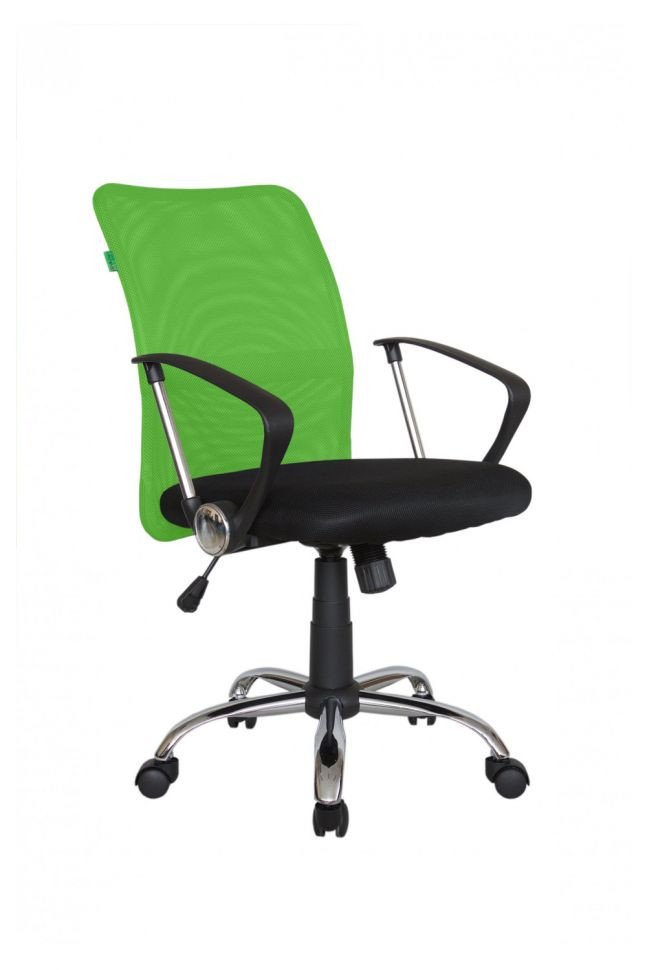 Кресло Smart m RCH 8075 Чёрная ткань/Зелёная сетка