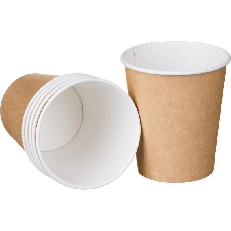 Стакан одноразовый бум. 1-сл. D80мм 250мл Craft 1000шт/кор