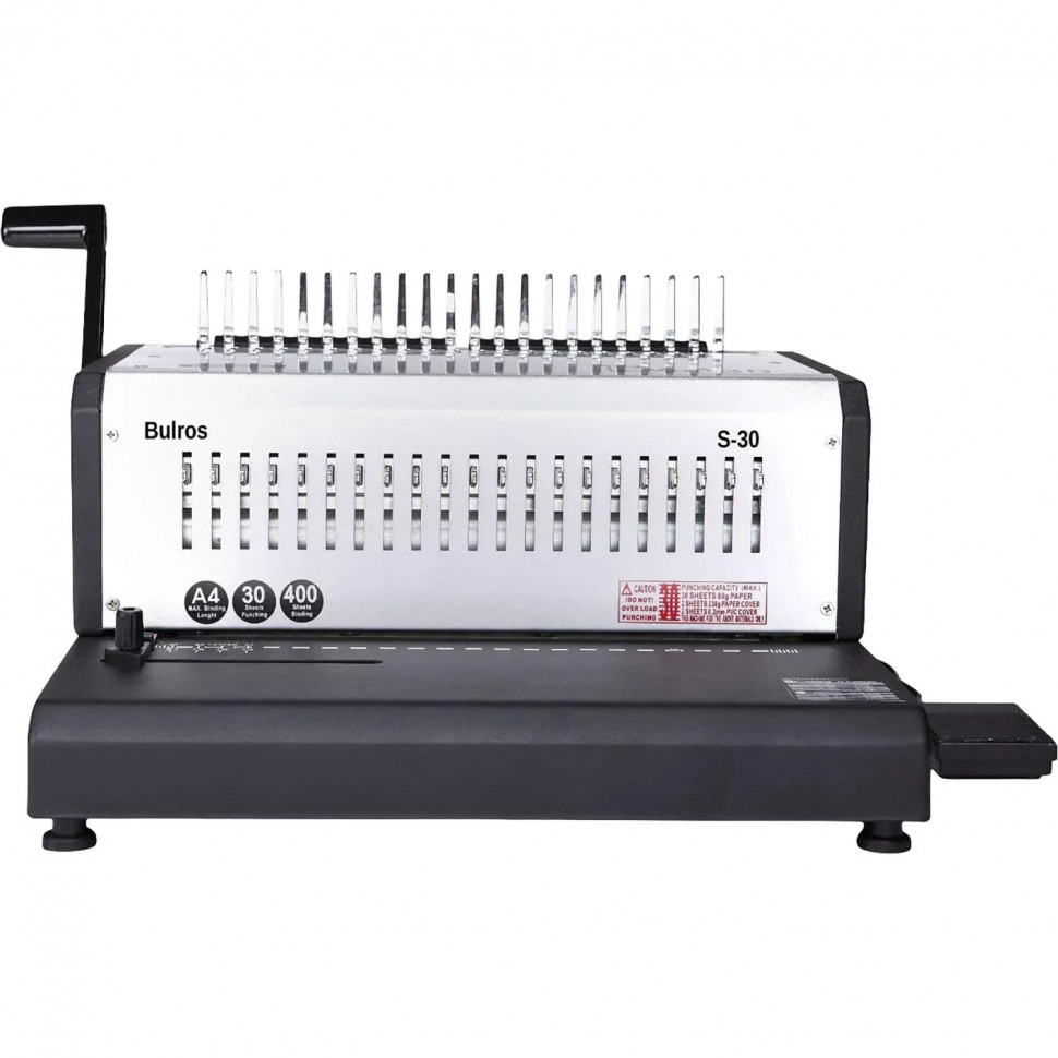 Брошюровщик Bulros S-30 (электр.переплетчик пласт. пружиной) А4,30л/500лист