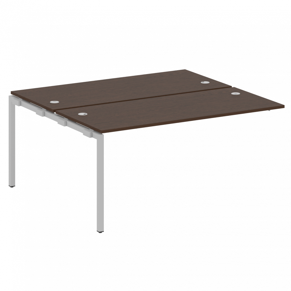 Metal System Quattro Проходной элемент рабочей станции на П-образном м/к 40БП.ПРС-СП-2.4 Венге Цаво/ Metal System Quattro Проходной элемент рабочей станции на П-образном м/к 40БП.ПРС-СП-2.4 Венге Цаво/