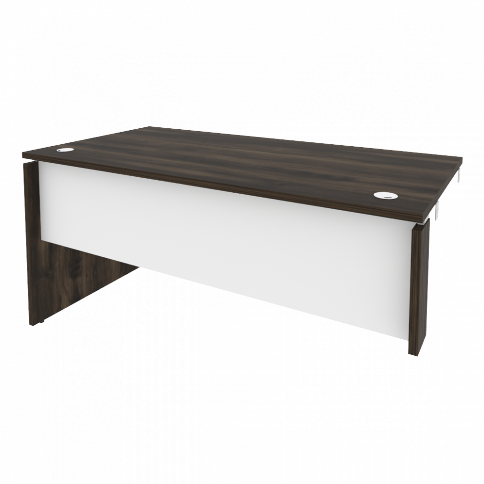 Onix Стол-приставка левый к опорным элементам O.SPR-4.8 (L) Дуб Мали/Белый Бриллиант 1580*800*750