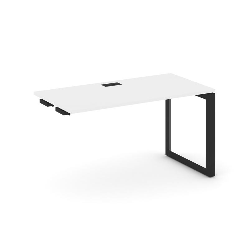 Style Project Стол-приставка к опор. элем. SN-59O.OPRS-002 Белый/Металл Черный/Черный Заглушка 1180*