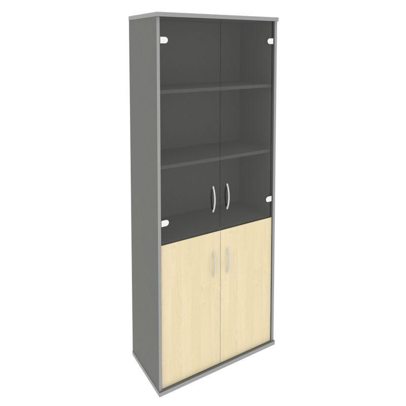 Riva Шкаф высокий широкий А.СТ-1.2 Клен Металлик NEW 770*365*1980