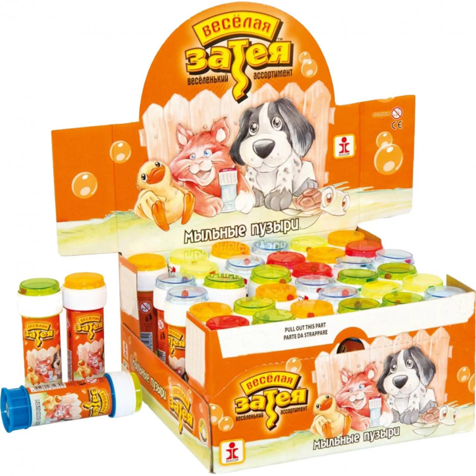 Мыльные пузыри Животные, 60мл., 1504-0001