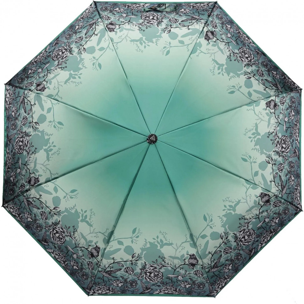 Зонт жен. Fabretti, облегченный автомат, 3 сложения, сатин,UFLS0053-11