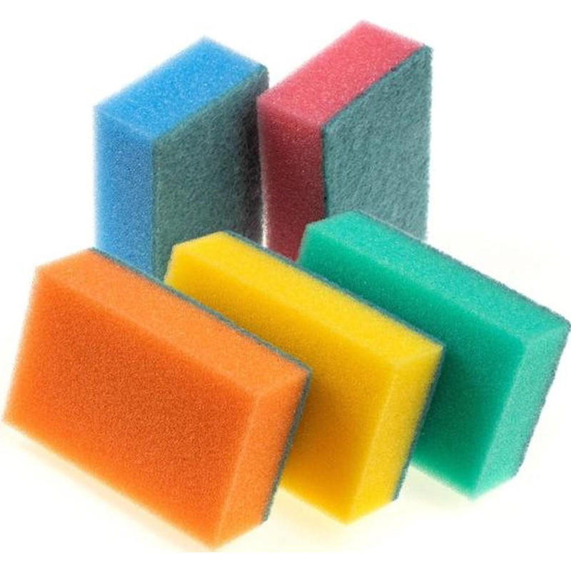 Губки хозяйственные 5 Макси NEW 95x65x30мм 5шт/уп