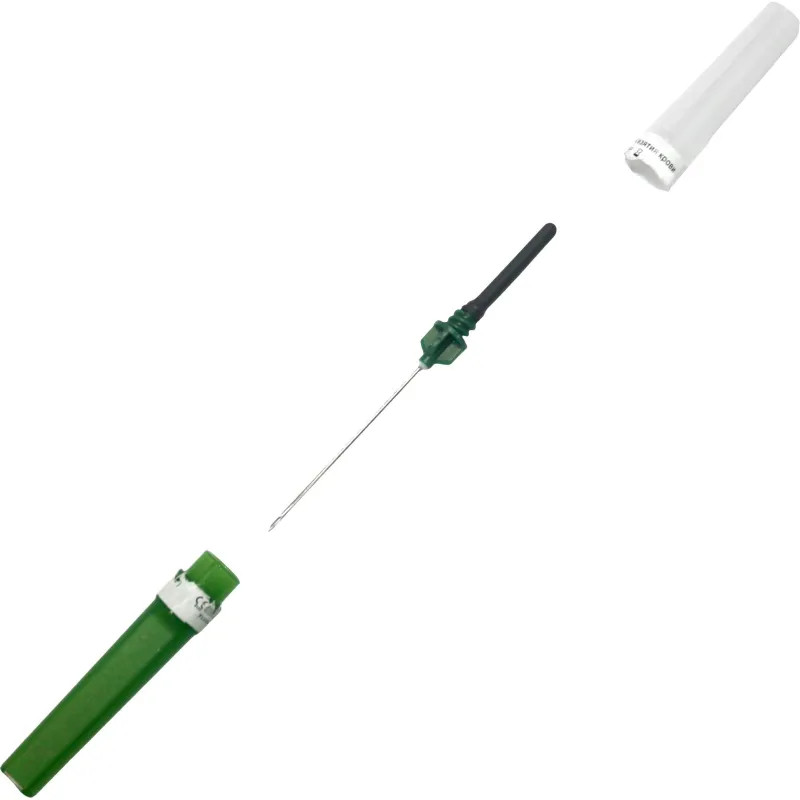 Игла двусторонняя 21Gх1 1/2 0,8х38мм д/вакуум. забора крови 100шт/уп B12138