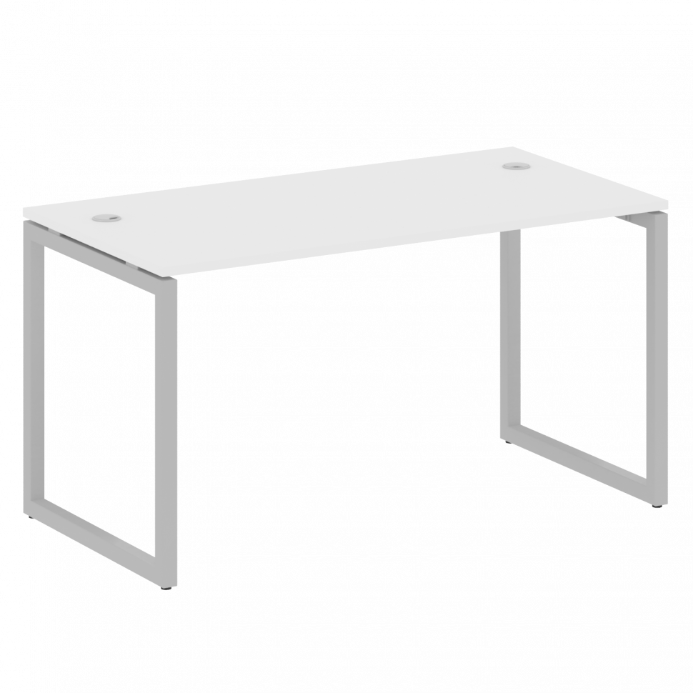 Metal System Quattro Стол письменный на О-образном м/к 40БО.СП-3 Белый/Металл Серый 1400*720*750 Metal System Quattro Стол письменный на О-образном м/к 40БО.СП-3 Белый/Металл Серый 1400*720*750