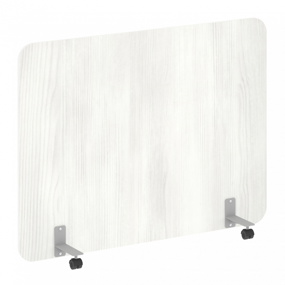 R-line Перегородка на металлических опорах, на роликах DP.R-160-120 Снежная Патина/Металл Серый 1600