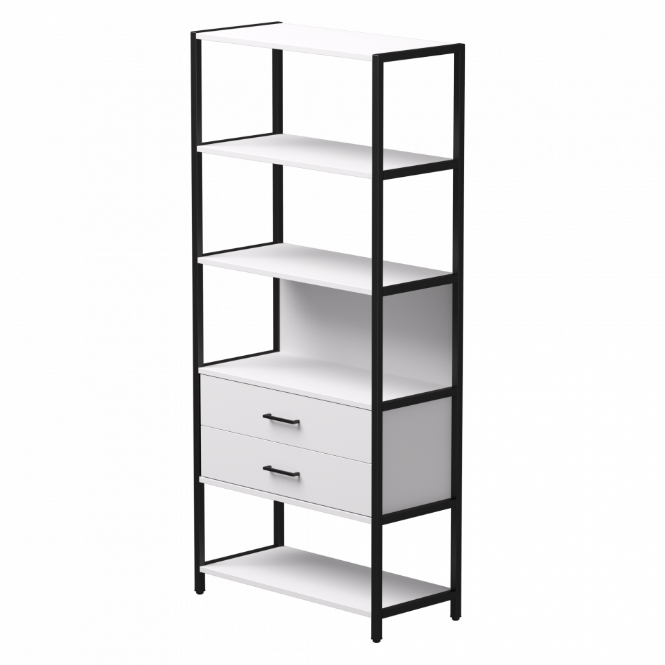 Набор стеллажных систем №5 Everprof EVO (ЭВО) 830x385x1840 Белый/Черный