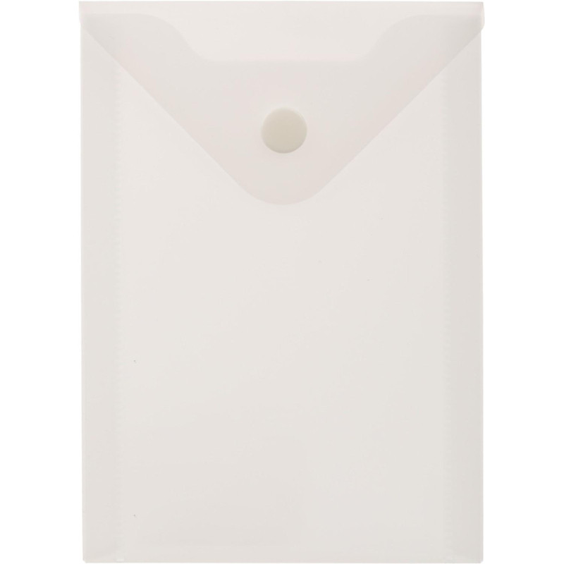 Папка-конверт на кнопке А6105x148мм, 180 мкм,Attache  ассорти, 10шт.уп