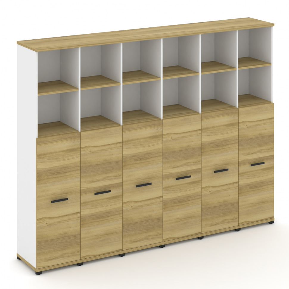 Concept Шкаф 6 узких секций, 5 ниш CN.STU-564 B Дуб Винченцо/Белый Бриллиант/Металл Черный 2500*420* Concept Шкаф 6 узких секций, 5 ниш CN.STU-564 B Дуб Винченцо/Белый Бриллиант/Металл Черный 2500*420*