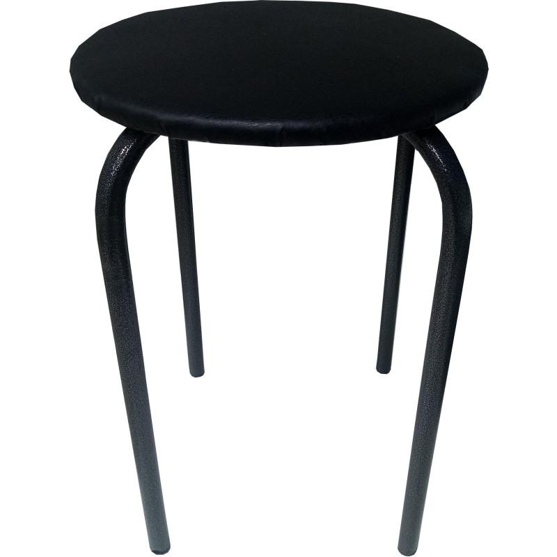 Табурет STRONG (антик серебро-черный) 70969