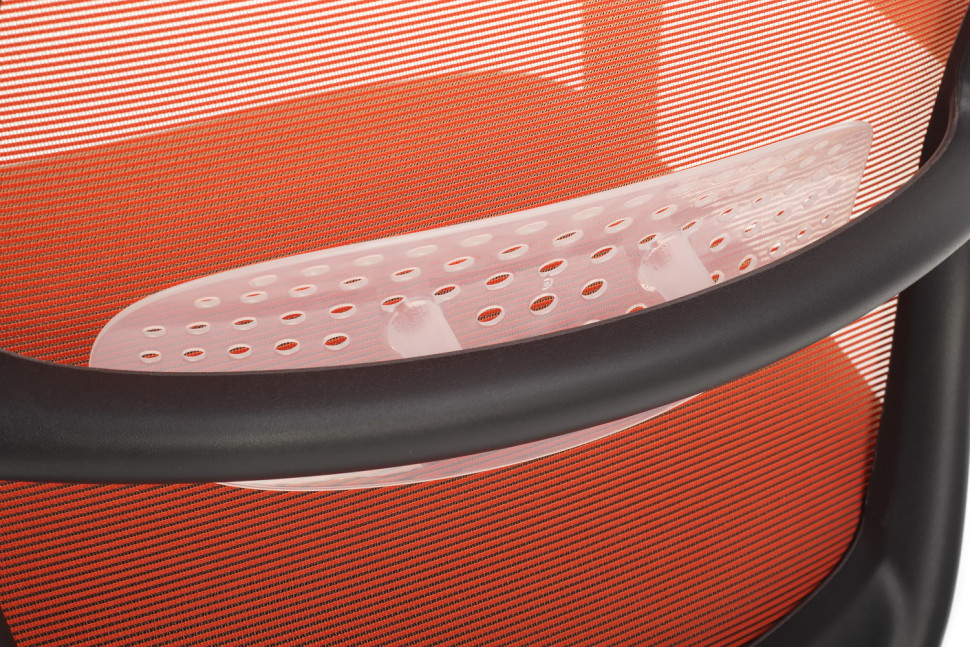 Кресло Fast W-207 Черный Пластик/Оранжевый