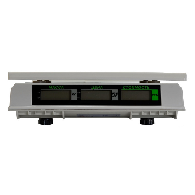 Весы торговые настольные M-ER 326AC-32.5 Slim, LCD, белые_3041