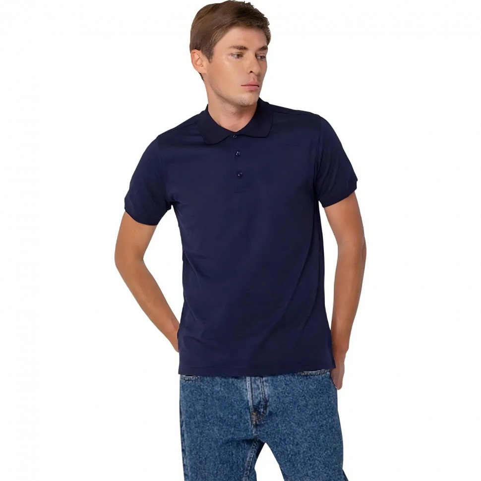 Рубашка поло Virma Stretch т.син.L