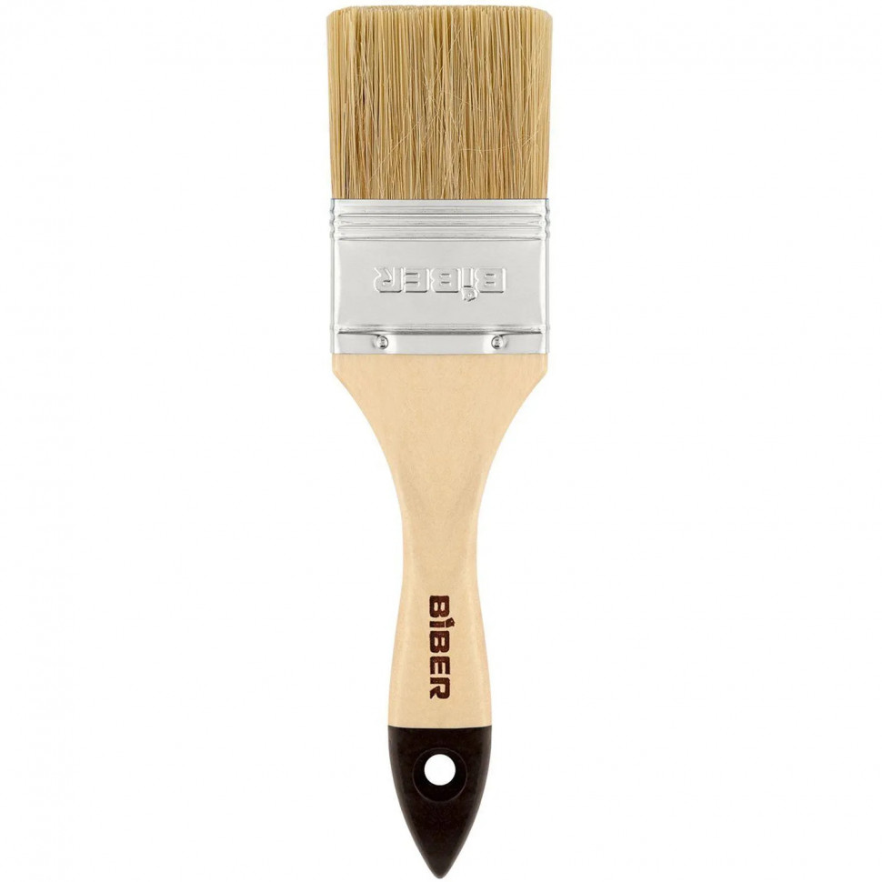 Кисть флейцевая БИБЕР 31124 Стандарт натуральная щетина, 50 мм СПб
