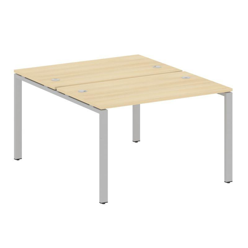 Metal System Рабочая станция на П-образном м/к БП.РАС-СП-2.2 Акация Лорка/Металл Серый 1200*1475*750