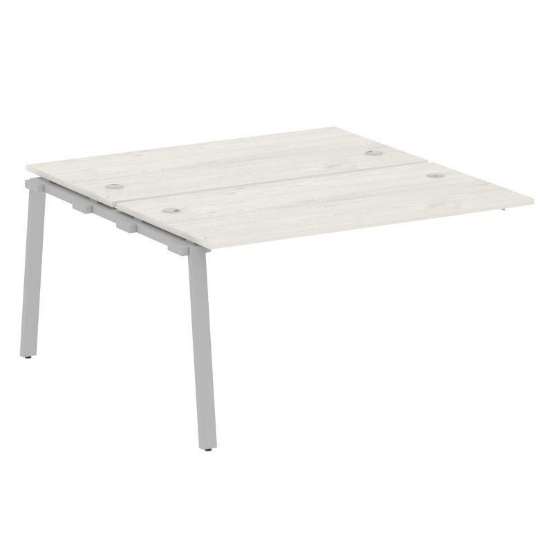 Metal System Проходной элемент рабочей станции на А-образном м/к БА.ПРС-СП-2.3 Дуб Наварра/Металл Се