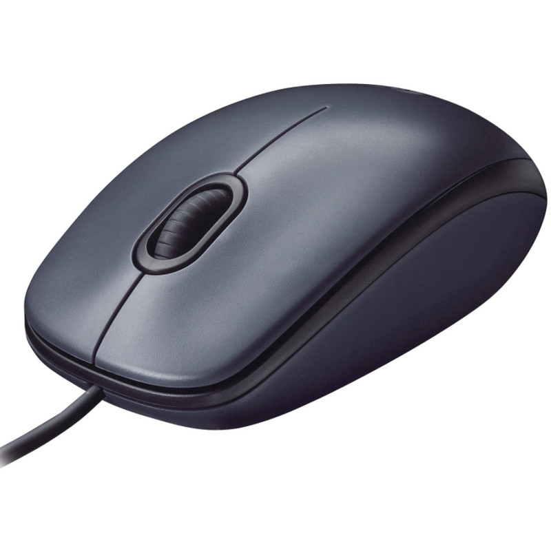 Мышь компьютерная Logitech M90 Black/Grey USB (910-001794/910-001793)