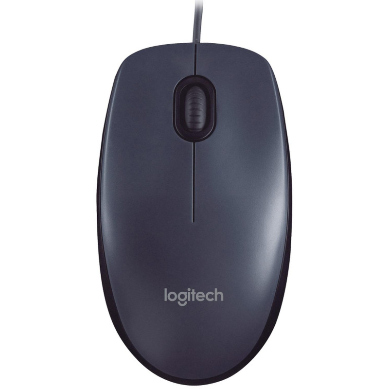 Мышь компьютерная Logitech M90 Black/Grey USB (910-001794/910-001793)
