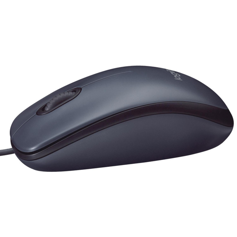 Мышь компьютерная Logitech M90 Black/Grey USB (910-001794/910-001793)