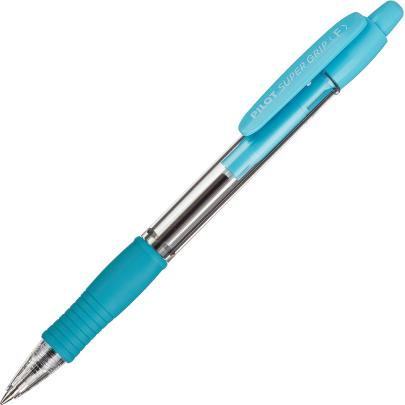 Ручка шариковая автомат. BPGP-10R-F SL SUPER GRIPсин,масл,манж,0,22мм