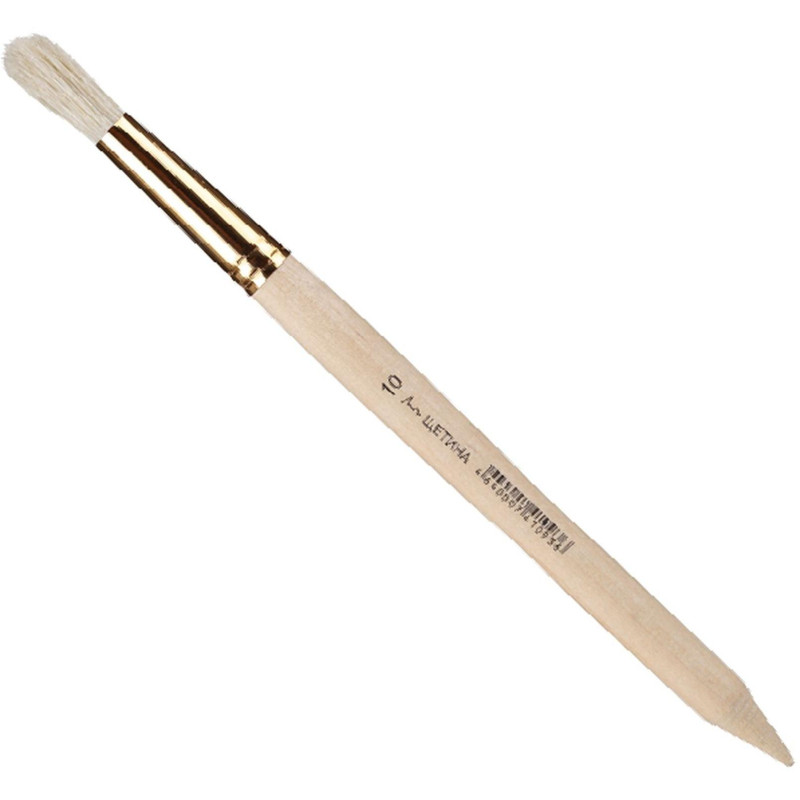 Кисть №1School,щетина,круглая,№10