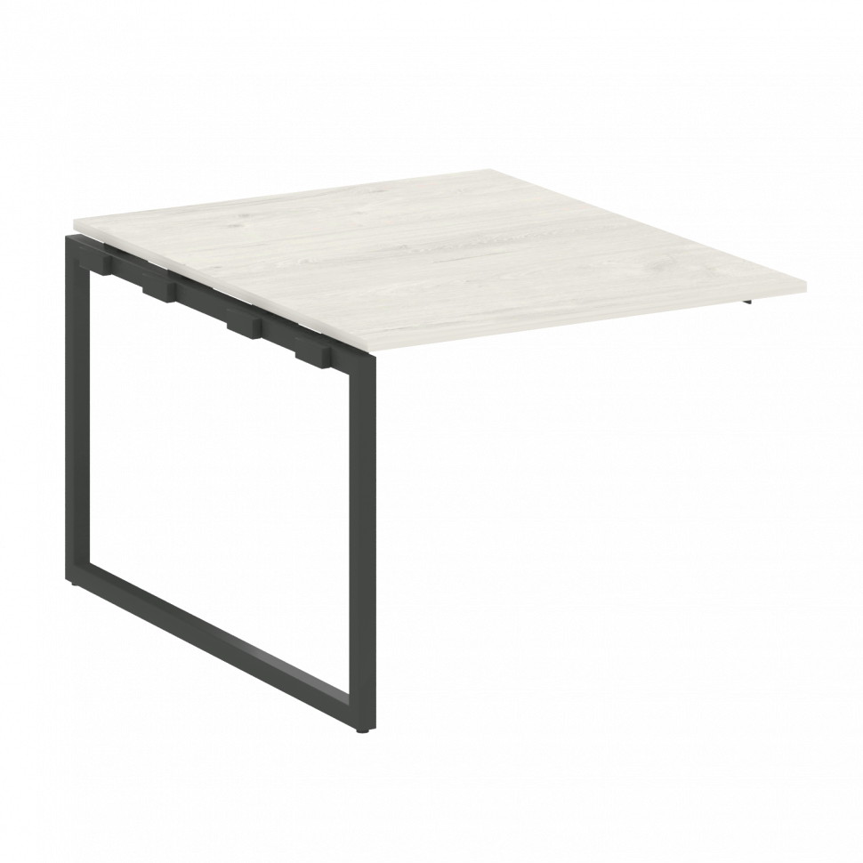 Metal System Quattro Проходной элемент перег. стола на О-образном м/к 40БО.ППРГ-1 Дуб Наварра/Металл