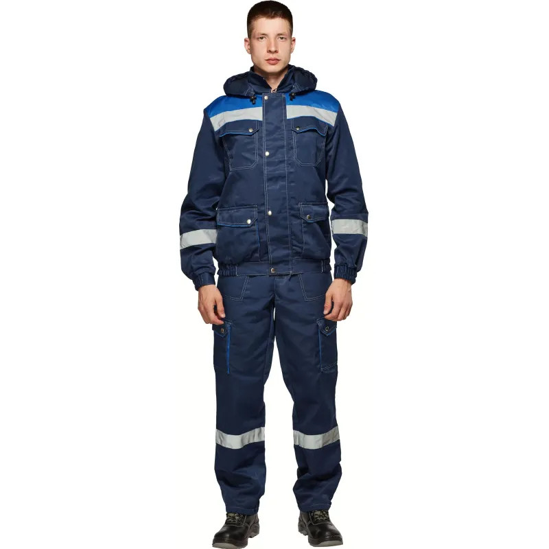 Костюм рабочий летний муж.Антей СОП син/вас (КПК) 56-58 (112-116)/170-176