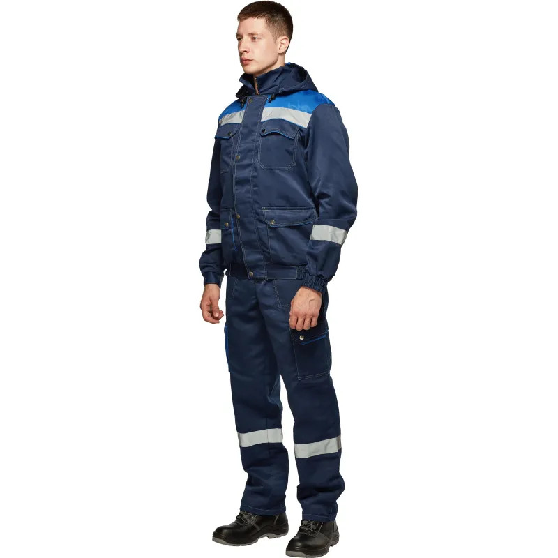 Костюм рабочий летний муж.Антей СОП син/вас (КПК) 56-58 (112-116)/170-176