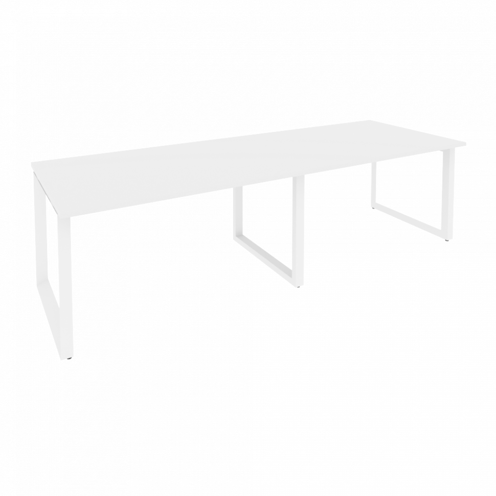 Onix Стол переговорный O.MO-PRG-2.3 Белый Бриллиант/Металл Белый 2760*980*750 Onix Стол переговорный O.MO-PRG-2.3 Белый Бриллиант/Металл Белый 2760*980*750