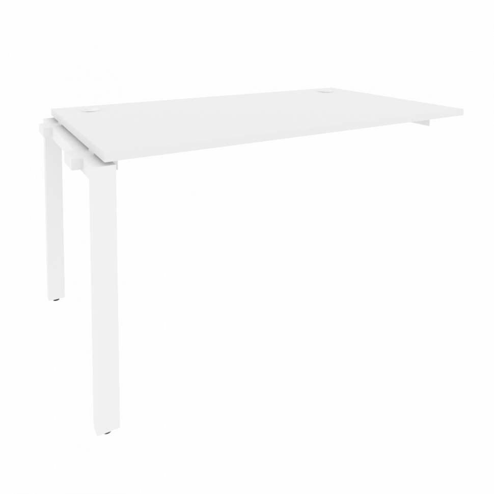 Onix Наборный элемент рабочей станции на П-образном м/к O.MP-1.NRS-3.8 Белый Бриллиант/Металл Белый
