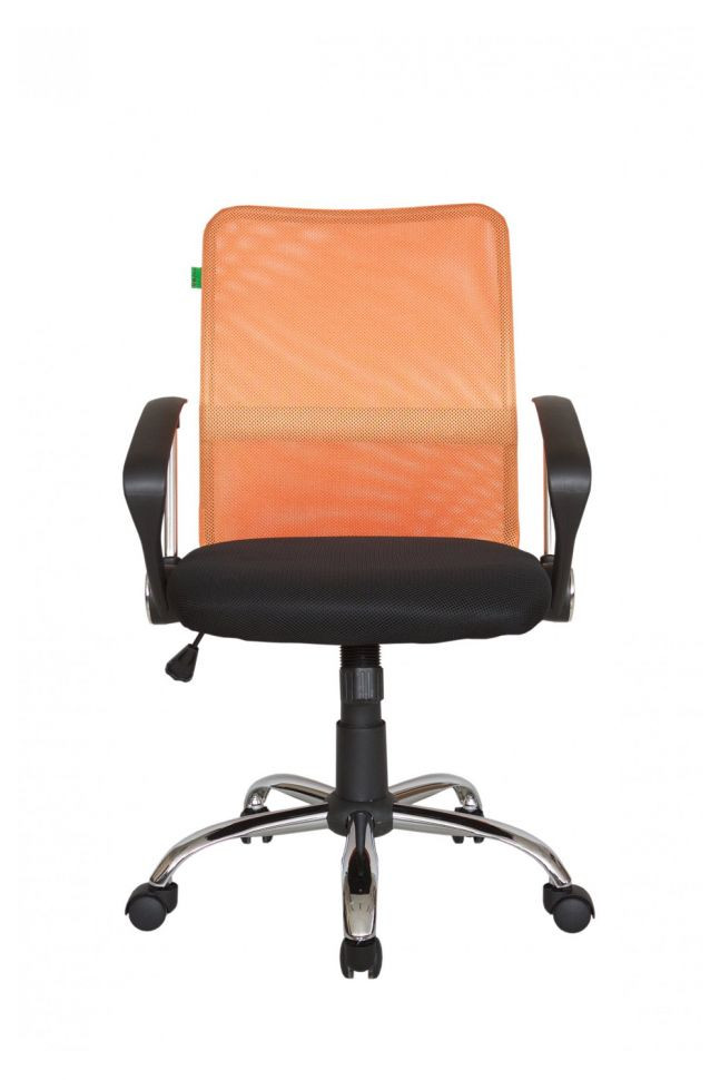 Кресло Smart m RCH 8075 Чёрная ткань/Оранжевая сетка (DW-05)
