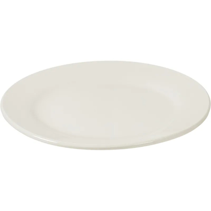 Тарелка Makalu, D178мм, фарфор, белая 18шт/уп