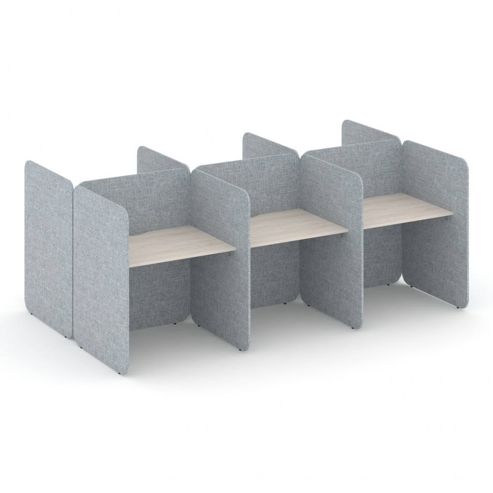 Call center Комплект №8 KC.K-008 Денвер Светлый/Romeo 13 2412*1800*1200