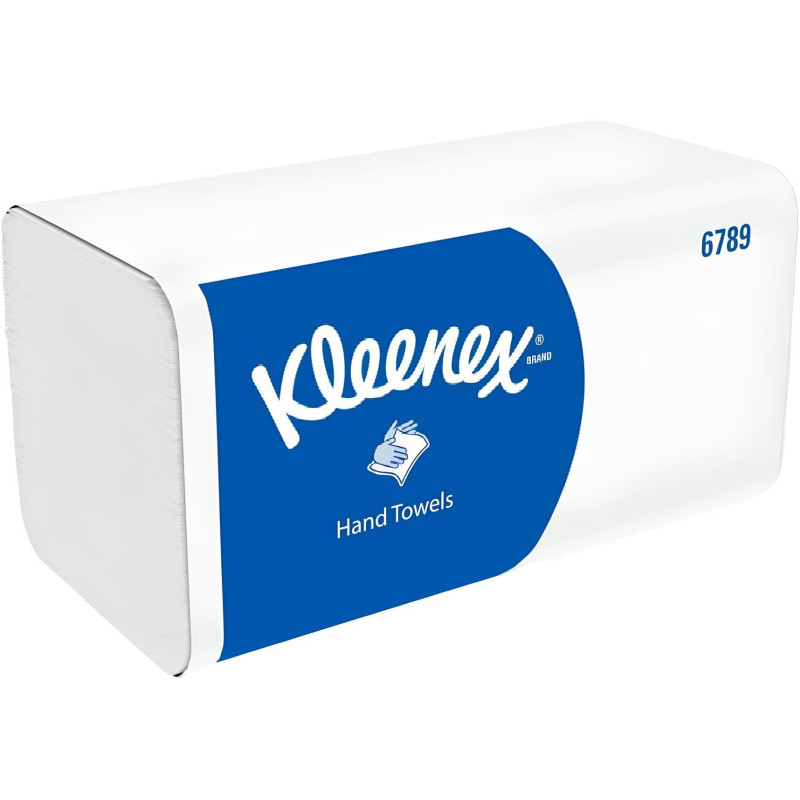 Полотенца бумажные д/дисп KK Kleenex Interfold 2сл бел 186 лист 15 пач.6789