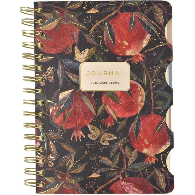 Блокнот А5,120Л, ART JOURNALС РАЗДЕЛИТЕЛЯМИ Гранат,3-567/16