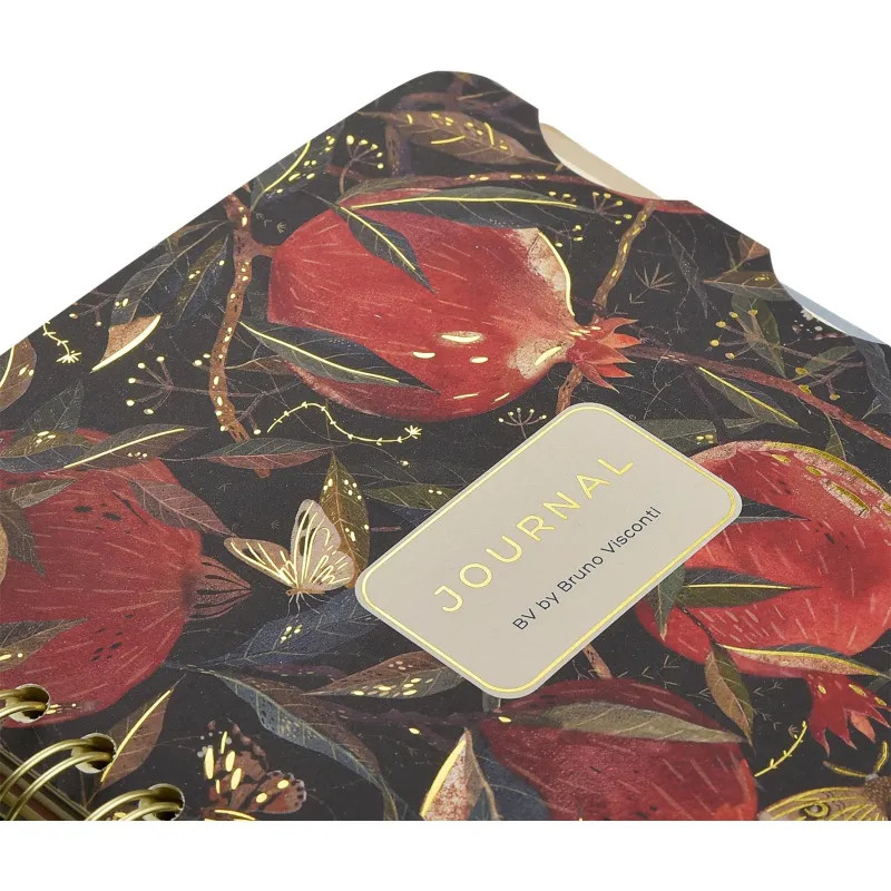 Блокнот А5,120Л, ART JOURNALС РАЗДЕЛИТЕЛЯМИ Гранат,3-567/16