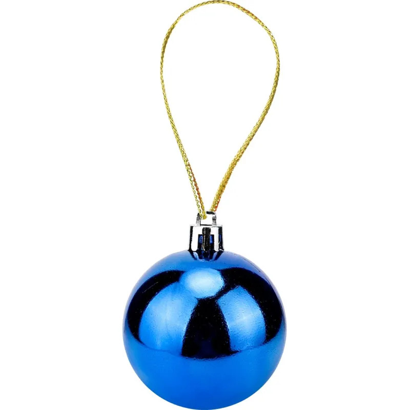 Набор шаров НГ  синих елочных шаров 3 см 12 шт НУ-5356