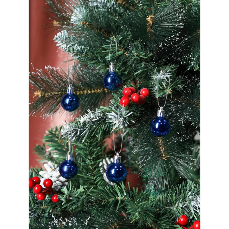 Набор шаров НГ  синих елочных шаров 3 см 12 шт НУ-5356