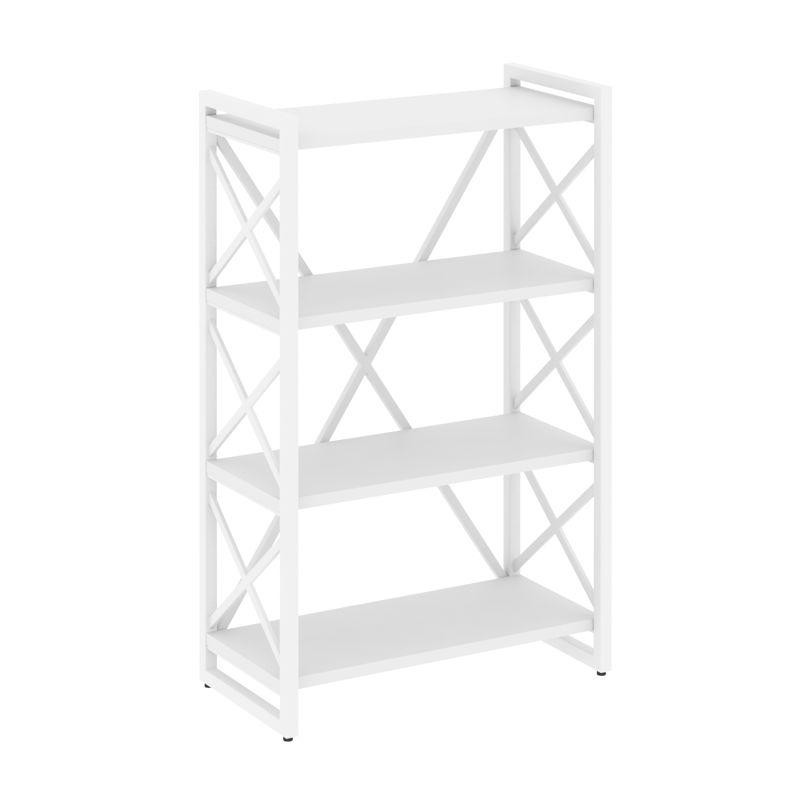 Loft Стеллаж на рег. опорах-4 полки VR.L-MST.O-4.8 Белый Бриллиант/Металл Белый 800*400*1280 Loft Стеллаж на рег. опорах-4 полки VR.L-MST.O-4.8 Белый Бриллиант/Металл Белый 800*400*1280