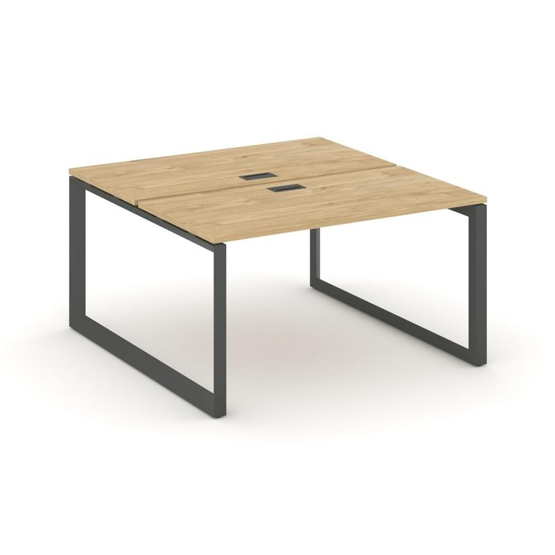 Style Project Рабочая станция двухсторонняя SN-59O.DRS-001 Тиквуд Светлый/Металл Антрацит/Черный Заг