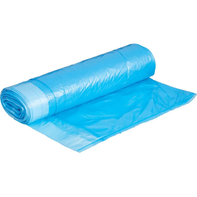 Мешки для мусора ПНД 120л 14мкм 10шт/рул син 70х80см Комус Bioразл сзав_СПБ